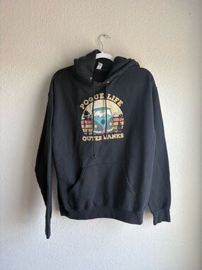 Bespoke Pogue Life Outerbanks Hoodie Black
